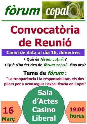 Fòrum copal la veu d'algemesí