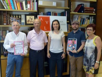 còmic mare de déu Ramon Ferrer president de l’Acadèmia Valenciana de la Llengua Col•lecció Gràfica Sèrie Còmics Fina Girbés Patrimoni Immaterial de la Humanitat per la Unesco L’alcaldessa d’Algemesí, Marta Trenzano la veu d'algemesi