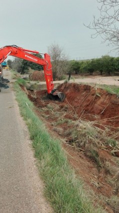 Obras acequia Sollana Algemesí Entitat Pública de Sanejament d'Aigües Residuals (EPSAR la veu d'algemesi