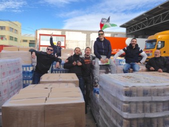 L’ONG d’Algemesí AAPSD aporta 13.000 kg a la Caravana per la Pau Associació d’Ajuda a  Persones Saharauís amb Discapacitat la veu d'algemesi