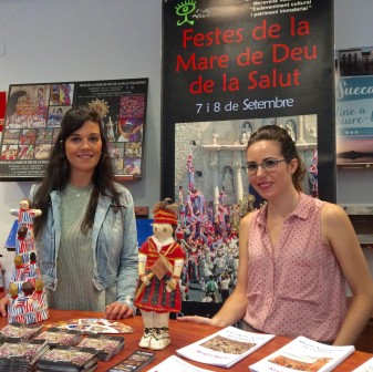 promoció festes Algemesí promociona les Festes de la Mare de Déu de la Salut en l’oficina d’informació turística de la Diputació loa veu d'algemesí