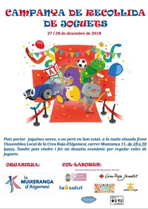 campanya recollida joguets muixeranga d'algemesí