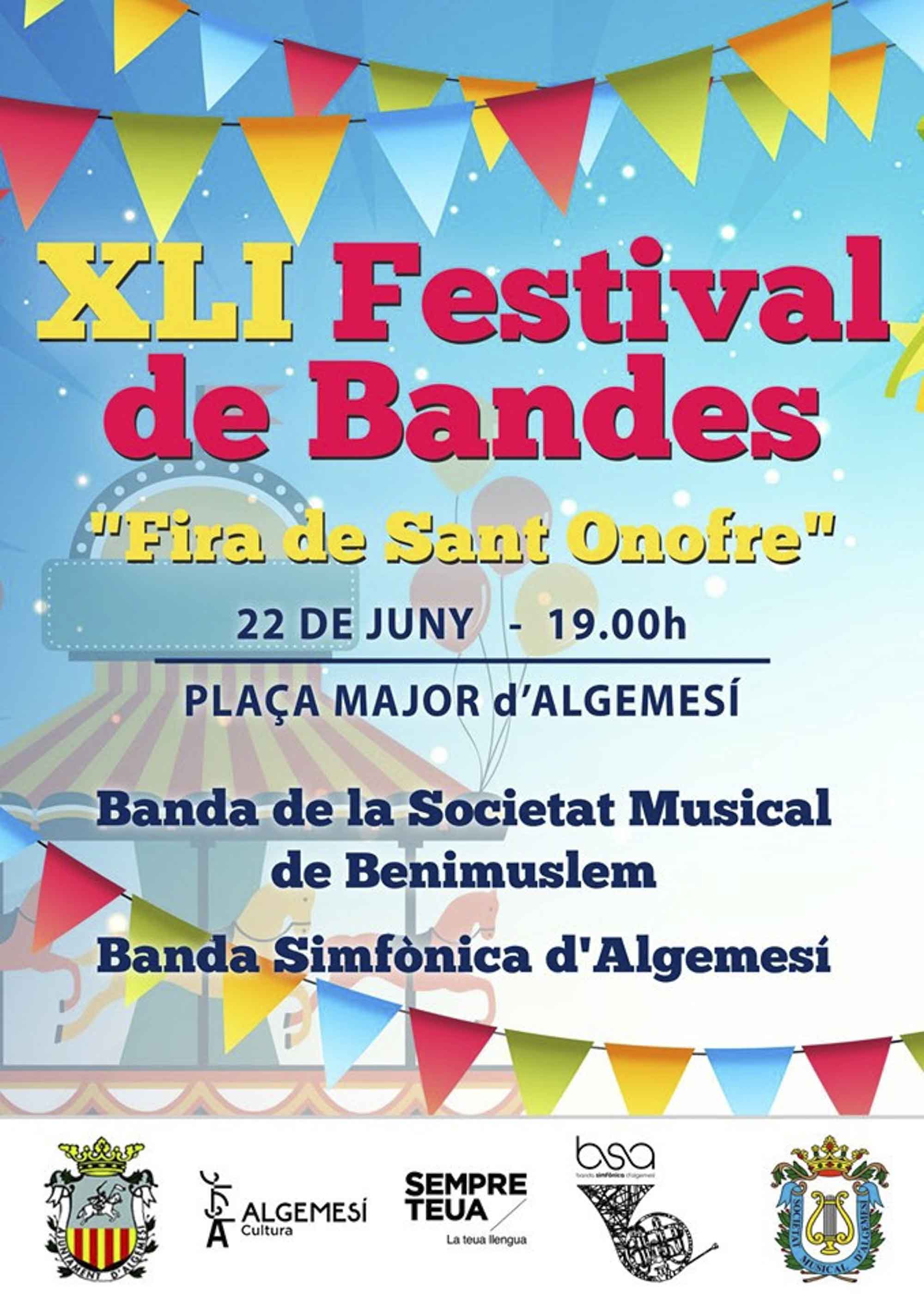 Festival Bandes societat musical algemesi