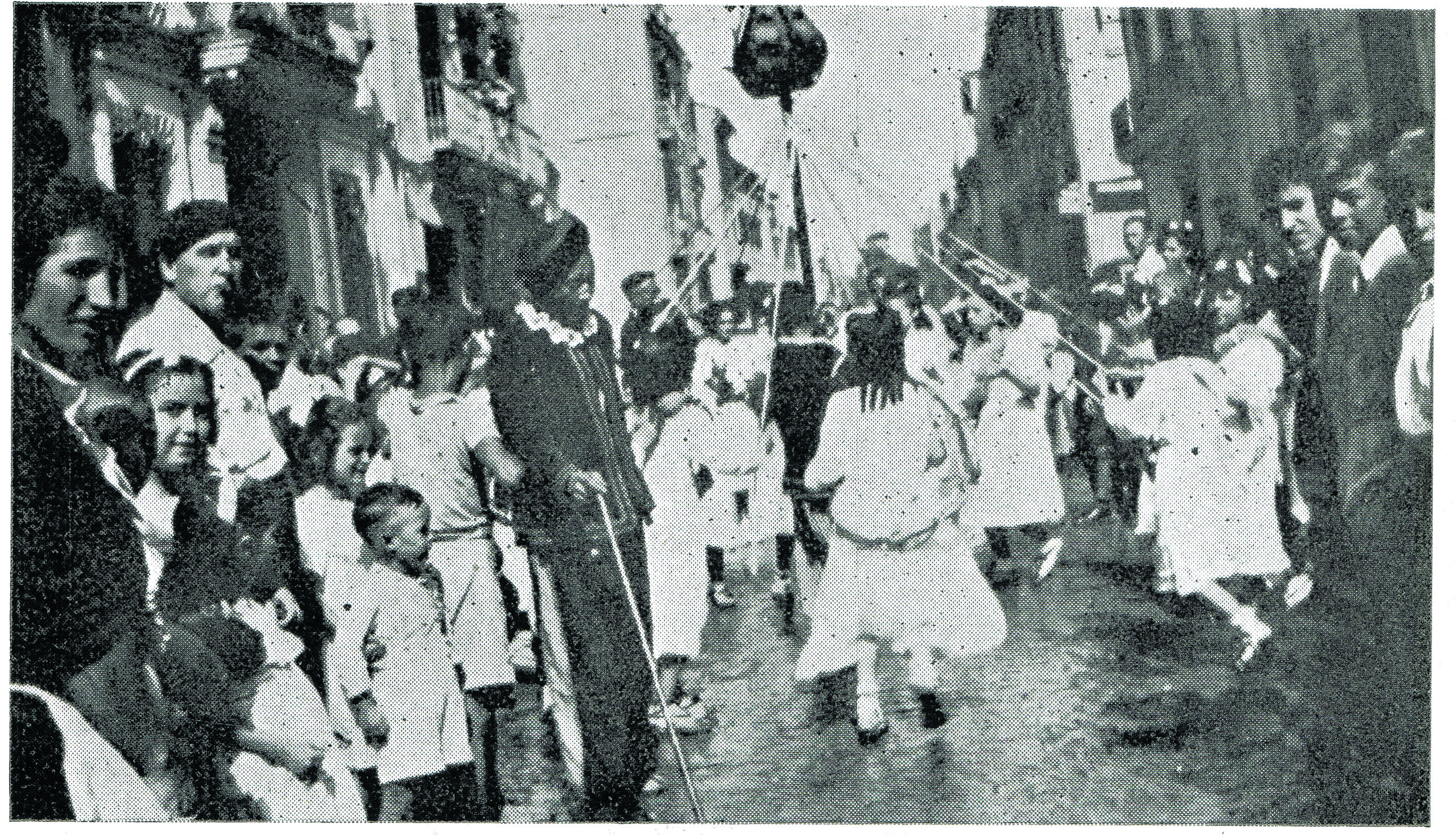 Ball de La Carxofa en 1950.