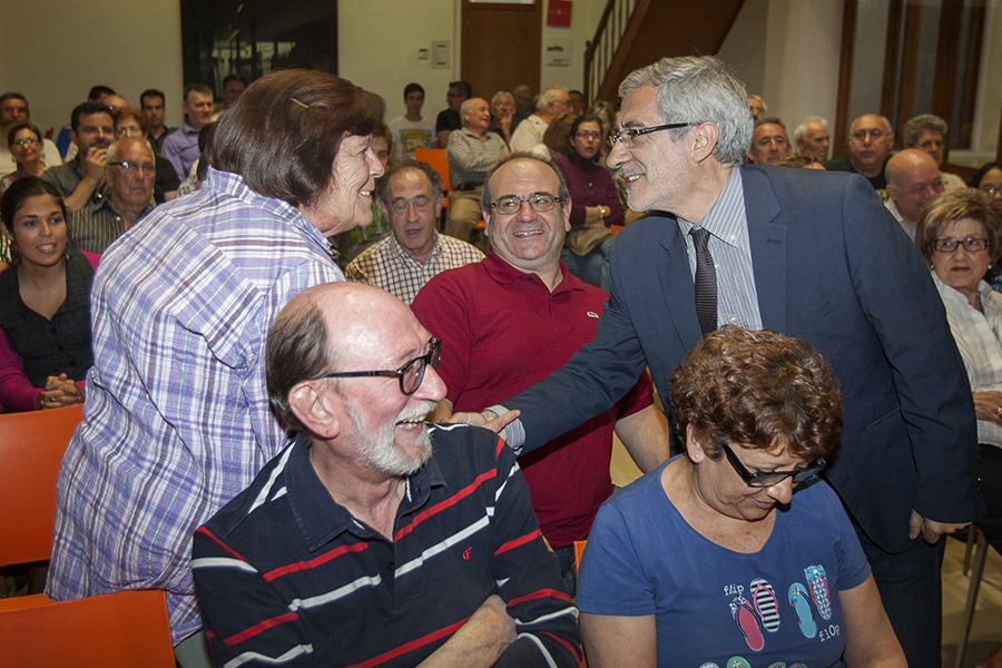 Gaspar Llamazares. L'excoordinador general d'EU en campanya per a les eleccions europees. Nº29 - juny 2014. MOISÉS CASTELL/Prensa2