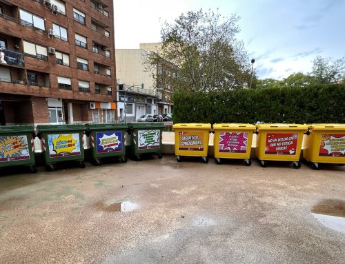 Contenidors amb missatges en Bous