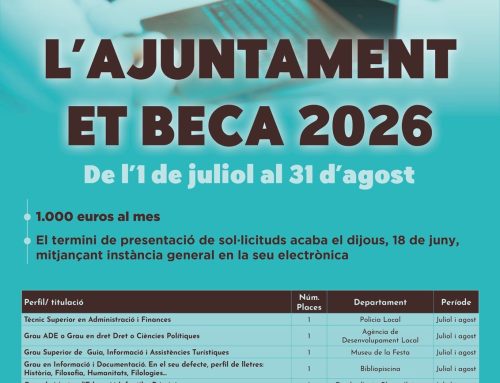 L’Ajuntament duplica la retribució dels becaris